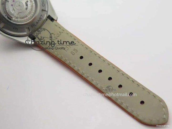 0313 Reliable Planet Ocean Professional SS V6F 37mm Ladies Orange Bezel On Orange Leather Strap A 8255